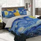 Pościel dla dzieci - Italian Bed Linen 8058575008350 zestaw poszewka na kołdrę z nadrukiem w Digital A okładka łącznie na worek na poszewki na poduszkę, sd09 (kolorowa), 100% bawełna, na łóżko małżeńskie, 250 x 200 x 1 cm 8058575008350 - miniaturka - grafika 1