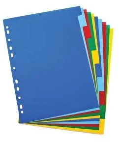 Elba PRZEKŁADKI A4 10T PP12/100 KOLOR - Przekładki do segregatorów - miniaturka - grafika 2