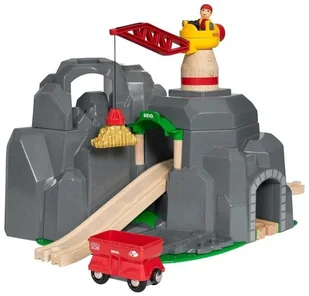 Brio GmbH BRIO World  duży złoty Refill 33889 z drewnianym Sound-tunele zestaw do gry kolejki - Pociągi dla dzieci - miniaturka - grafika 2