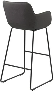 Actona Stołek barowy Lisa dark grey - Taborety i hokery - miniaturka - grafika 9