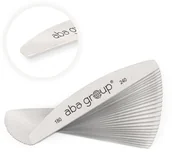 Pozostałe akcesoria kosmetyczne - ABA GROUP 50xPilnik do paznokci  PÓŁKSIĘŻYC 180/240 STANDARD szary -Aba Group 10466-uniw - miniaturka - grafika 1