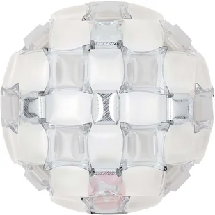 Slamp Mida lampa ścienna, 32x32cm, platynowa/biała - Lampy ścienne - miniaturka - grafika 3