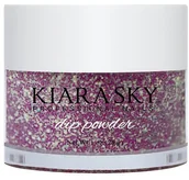 Manicure tytanowy - KIARA SKY KIARA SKY DIP POWDER - D430 PURPLE SPARK D430 - miniaturka - grafika 1