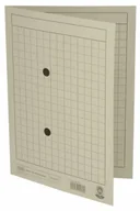 Koszulki na dokumenty - Elba teczka na dokumenty, z kartonu manila 250 g/qm, mieści około 100 kartek A4, 50 szt., niebieska, szary 100091661 - miniaturka - grafika 1