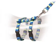 Szelki dla kotów - Duvo+ DUVO+ Regulowane Szelki dla Kociąt w RYBKI + Smycz OF-A-VAT015720 - miniaturka - grafika 1