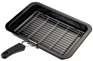 Judge Grill Tray Plus 39 X 25 Cm Czarna Brytfanna Ze Stali Węglowej Z Rusztem I Odpinanym Uchwytem - Brytfanny - miniaturka - grafika 2