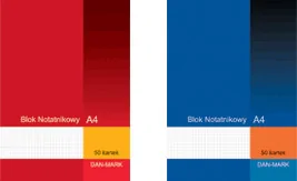 Dan-Mark BLOK Notatniki A5/100K KRATKA - Szkolne artykuły papiernicze - miniaturka - grafika 2