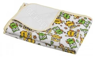 Akuku A1043 Podkład frotte z ceratką 70x50 SOWY ZIELONE - Przewijaki - miniaturka - grafika 2