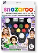 Przybory szkolne - Snazaroo Farby do twarzy zestaw urodzinowy 21 szt 1180100 - miniaturka - grafika 1