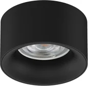 Oprawy, klosze i abażury - Maclean Oprawa podtynkowa tuba punktowa okrągła aluminiowa GU5.3 70x40mm kolor czarny MCE457 B/B - miniaturka - grafika 1