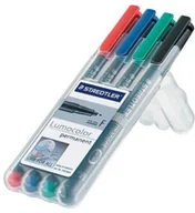 Foliopisy - Staedtler Foliopis Lumocolor kpl. 4 kolorów S 313 WP4 - miniaturka - grafika 1