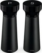 Młynki do soli i pieprzu - Amefa Młynki do soli i pieprzu 15 cm 2 szt. czarne 8711155468455 - miniaturka - grafika 1