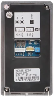 Vidos S20DA Stacja bramowa wideodomofonu z szyfratorem i czytnikiem kart S20DA - Akcesoria do domofonów i wideodomofonów - miniaturka - grafika 8