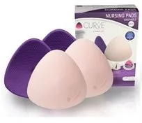 Curve Curve, Wkładki Krążki Laktacyjne, Wielorazowe, Na Noc, 2 Pack - Akcesoria do karmienia - miniaturka - grafika 2