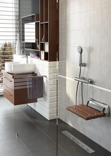 Deante SIEDZISKO PRZYŚCIENNE SKŁADANE VITAL NIV451P - Akcesoria do armatury i ceramiki - miniaturka - grafika 4