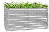 Donice - Blumfeldt High Grow Straight, podniesiona grządka, 200x90x100cm, 1800l, stal GDMB4-High-200*90-SI - miniaturka - grafika 1