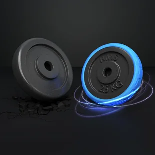 HMS Sztangielki gumowane SGG30 BAR 30kg - HMS 1009615 - Sztangi - miniaturka - grafika 8