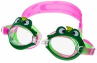 Pływanie - Speedo Okulary do pływania Vivo Junior B-0123 zielono-różowe - miniaturka - grafika 1