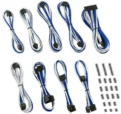 Kable komputerowe i do monitorów - CableMod Classic ModMesh C-Series zestaw kabli Corsair AXi HXi & R white/blue - miniaturka - grafika 1