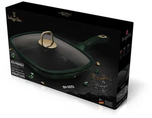 Berlinger Haus Lumarko Patelnia Tytanowa Grillowa 28cm Bh-6051 Emerald BH-6051 Kinghoff - Patelnie - miniaturka - grafika 7