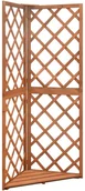 Kratki i pergole - vidaXL Narożna krata ogrodowa, 50x50x145 cm, lite drewno jodłowe - miniaturka - grafika 1