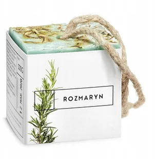 Naturalne Mydło W Kostce Na Sznurku Rozmaryn 100g - Mydła - miniaturka - grafika 3