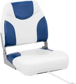 Wyposażenie sportowe i gimnastyczne - MSW Fotel do łodzi 40x40x50 cm biało-niebieski MSW-MBS-01 - miniaturka - grafika 1