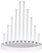 Oświetlenie świąteczne - EMOS LED Świecznik bożonarodzeniowy 10xLED/3xAA biały - miniaturka - grafika 1