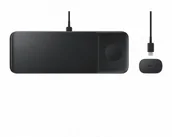Ładowarki do telefonów - Samsung Ładowarka bezprzewodowa Trio 9W EP-P6300 Black | - miniaturka - grafika 1