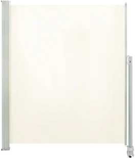 vidaXL Tarasowa, zwijana markiza boczna, 160 x 300 cm, kremowa - Markizy - miniaturka - grafika 3