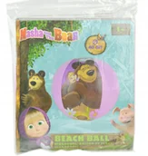 Zabawki i gry sportowe - Piłka plażowa Masza i Niedźwiedź 40cm - miniaturka - grafika 1