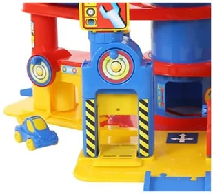 Wader Parking z 4-poziomowy z samochodami 37855 - Tory, garaże, parkingi - miniaturka - grafika 2