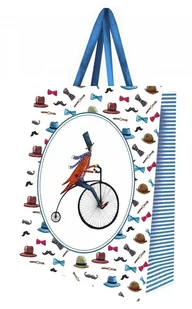 Torebka ozdobna duża Rower retro - Torby szkolne - miniaturka - grafika 2