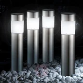 Lampy ogrodowe - Globo Lighting Lampa cokołowa LED Reija, solarna, 4 szt. - miniaturka - grafika 1