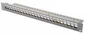 Patchcordy - Digitus Patch panel 19 24 porty Keystone, bez modułów, półka (DN-91410) - miniaturka - grafika 1