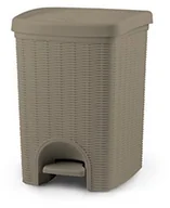 Kosze na śmieci - Stefanplast Stefan Plast 30802 kosz na śmieci, o wyglądzie rattan z tworzywa sztucznego, 31 x 27,5 x 39 cm 30802 - miniaturka - grafika 1