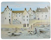 Obrusy i serwetki - Creative Tops Creative TOPS podkładka pod biurkiem Romantic Garden z z korka, niebieski, 6 szt. 5169621 - miniaturka - grafika 1