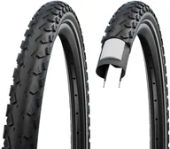 Opony rowerowe - Schwalbe LandCruiser Plus Perform Clincher Tyre 27.5x2.00" PunctureG E-25 GreenCompound Reflex, czarny 50-584 | 27.5x2.00" 2022 Opony do rowerów elektrycznych 2674.270.1401 - miniaturka - grafika 1