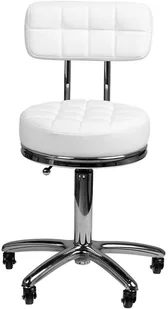 ACTIVESHOP TABORET KOSMETYCZNY AM-877 BIAŁY - Krzesła i taborety kosmetyczne - miniaturka - grafika 4