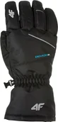 Rękawice narciarskie - 4F Rękawice narciarskie H4Z17-REM001 czarny roz XL 5901965641084 - miniaturka - grafika 1
