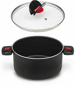 Rondle - Ballarini BALLARINI 81250d.24 Click i Cook garnek ze szklaną pokrywką 24 cm 75001-660-0 - miniaturka - grafika 1