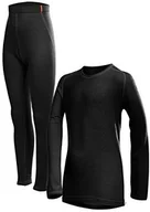 Pozostała odzież narciarska - LÖFFLER zestaw bielizny dziecięcej, składający się z legginsów i bluzy, z materiału Transtex warm, czarny 10758_990_116 - miniaturka - grafika 1