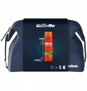 Gillette Fusion Maszynka Wkład Żel Kosmetyczka - Zestawy kosmetyków damskich - miniaturka - grafika 2