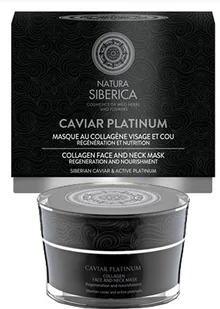 Natura Siberica Caviar Platinum Collagen Face And Neck Mask kolagenowa maseczka do twarzy i szyi 50ml - Maseczki do twarzy - miniaturka - grafika 2