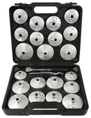 Pozostałe wyposażenie warsztatu - GEKO Klucze nasadowe do filtrów 23el.z grzechotką 5) - miniaturka - grafika 1