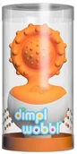 Gryzaki dla dzieci - Fat Brain Toy Co Gryzak Dimpl Wobl Pomarańczowy - miniaturka - grafika 1