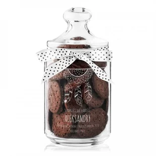 Murrano Grawerowany Słoik Szklany Prezent SLOIK-037 - Pojemniki kuchenne - miniaturka - grafika 4