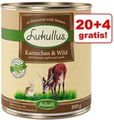 Mokra karma dla psów - Lukullus Mieszany pakiet próbny Menu Gustico 6 x 800 g 4 rodzaje) - miniaturka - grafika 1