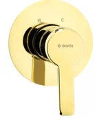 Baterie podtynkowe - Deante BQA Z44L BAT ARNIKA GOLD NATRYSKOWA PODTYNKOWA BEZ PRZEŁą.CZNIKA NATRYSKU - miniaturka - grafika 1