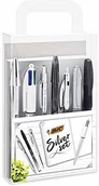 Długopisy - BIC 957612 Silver Line Set (1 notatnik, 3 długopisy, 1 długopis, 1 długopis żelowy, 1 wałek do drukarek, 1 marker stały, 1 ołówek automatyczny 957612 - miniaturka - grafika 1